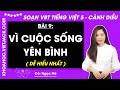 Vở bài tập Tiếng Việt Lớp 5 Bài 9: Vì cuộc sống yên bình