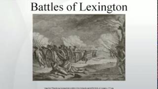 Battles of Lexington and Concord