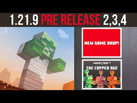 Aquatic Update Leaks | Minecraft 1.21.9 Pre Release 2, 3, 4