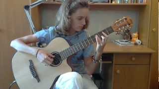 (I Pooh) Fantasia - Alina Vlasova guitar cover