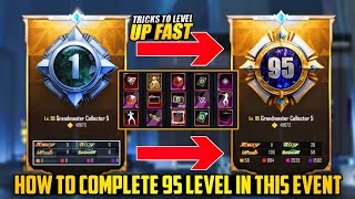 Level 1 To 95 😍 New Easy Trick To Level Fast | Collection Feature New Event Trick | PUBGM
