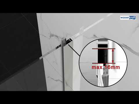 Монтаж душевого ограждения WasserKraft Leine 35P11/35P38
