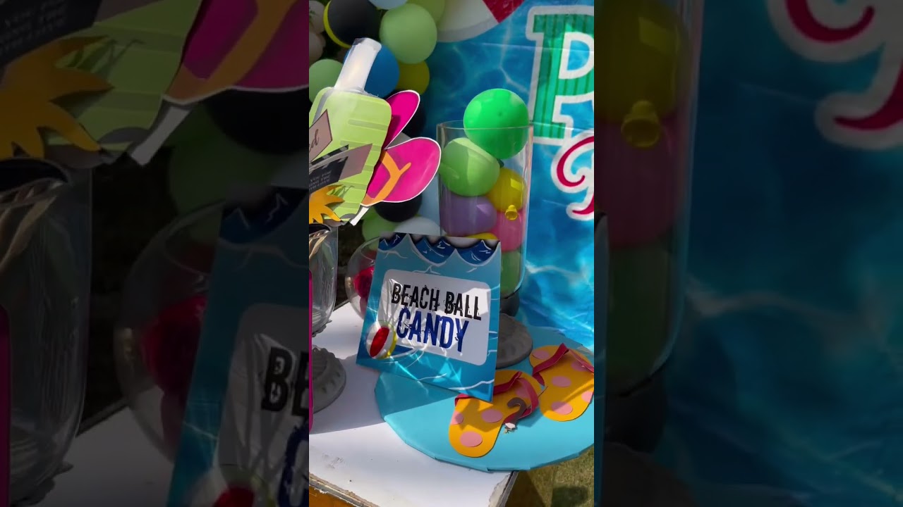 Pool party decor! | FNK Creations