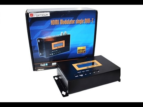 DVB-T модулятор: передача HDMI сигнала по коаксиальному кабелю