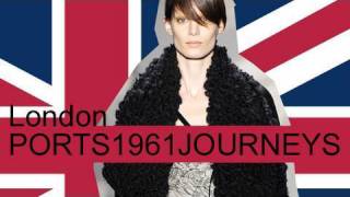 Model Georgina Bevan / PORTS1961JOURNEYS / Destination London video