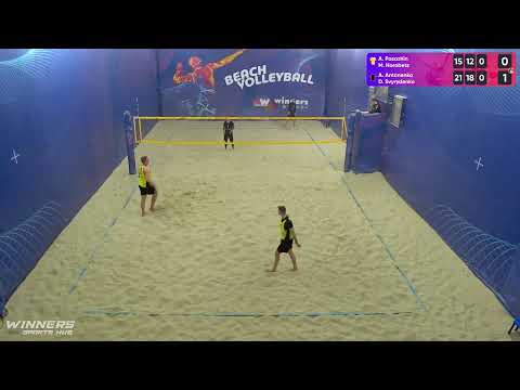 12:50 A. Pasazhin / M. Horobets - A. Antonenko / D. Svyrydenko 06.01.2023 | Winners Beach Volleyball