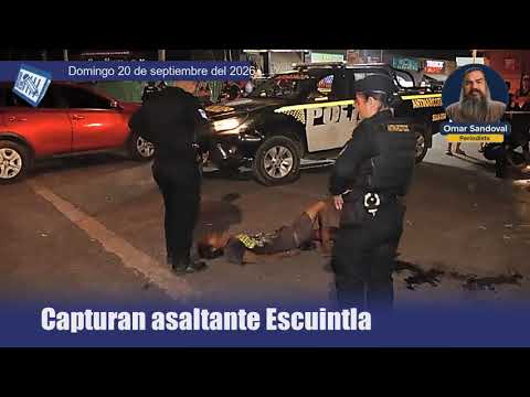 Capturan a asaltante en Escuintla