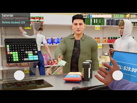 Supermarket Simulator 3D Store Gameplay (by Digital Melody Games) - YouTube