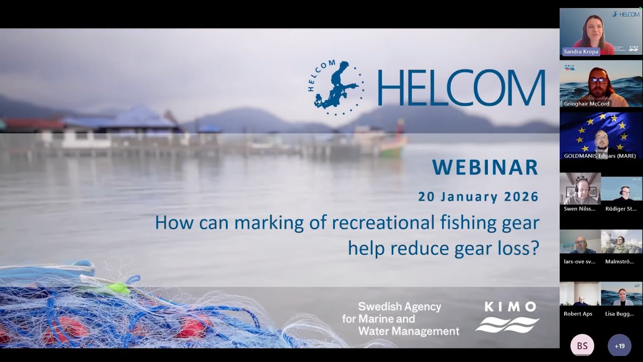WEBINAR: How can marking of recreational fishing gear help reduce gear loss?