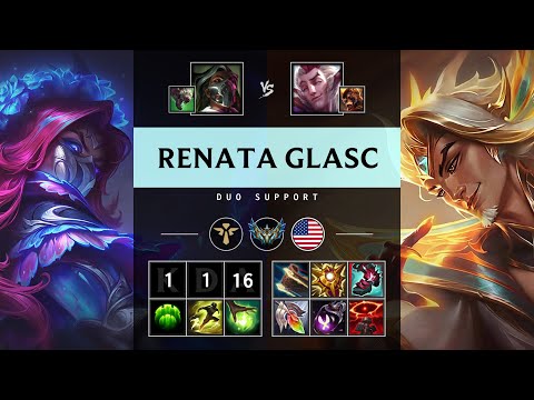 Renata Glasc Support vs Rakan - NA Challenger Patch 25.04