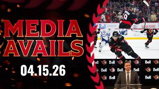 Drake Batherson, Warren Foegele, Travis Green Postgame Media vs TOR