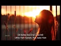 Dil Kehta Hain Chal Unse Mil Lyrics Song Romantic Whatsapp Status Song
