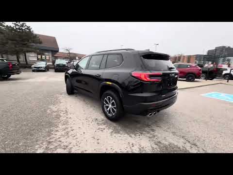 2025 GMC Acadia AWD AT4 in Black for sale at Boyer Pickering Chevrolet Cadillac Buick GMC Ltd. in Pickering, ON