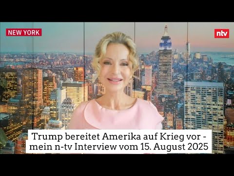 Video Thumbnail: Trump bereitet Amerika auf Krieg vor - Mein Interview vom 15.08.25