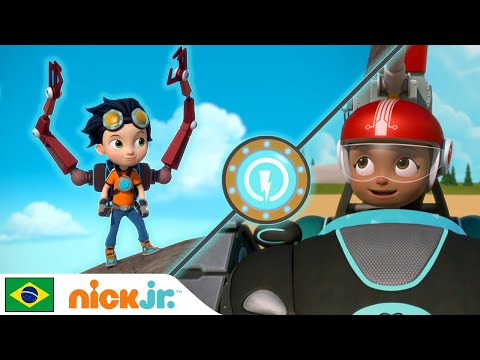 Capa de Rusty Rivets | Resgate a caminho! | Nick Jr. em Português