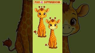 Find four differences,Spot The Difference #