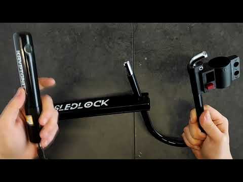 Sledlock - Kryptonite Keeper Snowboard Lock product demo