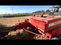 Baling The Straw With The Big Massey And Bamford Baler Farm Farming Lifeisbutadream