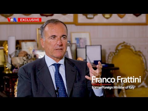 VOA Persian Exclusive Interview with Franco Frattini