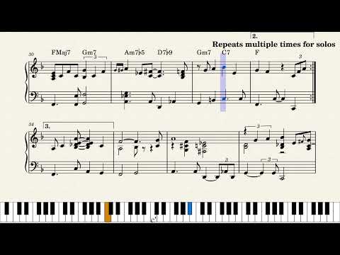 O Christmas Tree – O Tannenbaum Trad. German Carol Jazzy arr  by VINCE GUARALDI (Noten, sheet music)