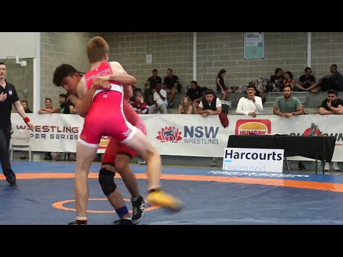 MAX HAYES-ANTCLIFFE vs MAHDI ASGHARI - 60-65 KG - November 2022 - Freestyle Wrestling, Australia