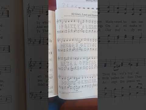 Hymn: #173 All Glory Laud And Honor