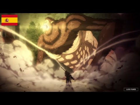 Grito de Zeke & Falco se convierte en Titan | Doblaje en Castellano | Shingeki No Kyojin Temporada 4