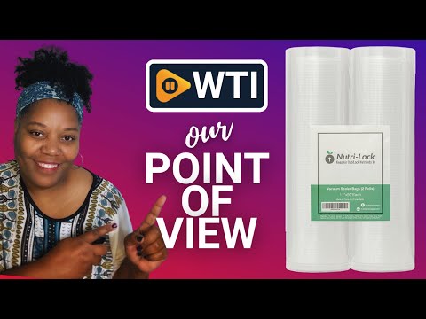 Nutri-Lock Vacuum Sealer Bags - WTI product video review