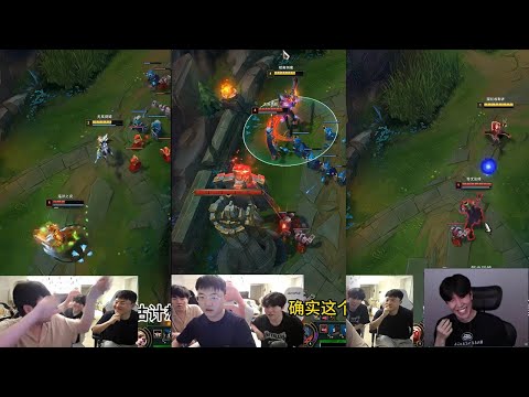 theshy單挑姿態、UZI，頂級上路SOLO節目效果拉滿#直播回放 #theshy