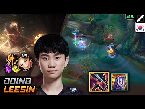 Doinb Mid Lee Sin Build Goredrinker Conqueror - Doinb Lee Sin Match Highlight - LOL KR 12.16