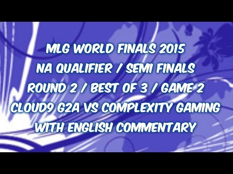 Dota 2 Cloud9 G2A vs Complexity Gaming MID1810638968 MLG World Finals 2015 NA.Q Semi Final R2.BO3.G2