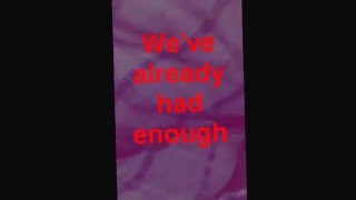 Jeffrey Perez sings We've Already Had Enough