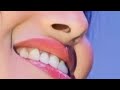 Actress Monica Chinnakotla Nose Hole And Lips Closeup HD