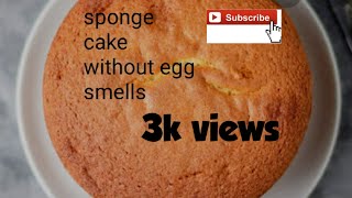 how to make a vanilla sponge cake without eggs