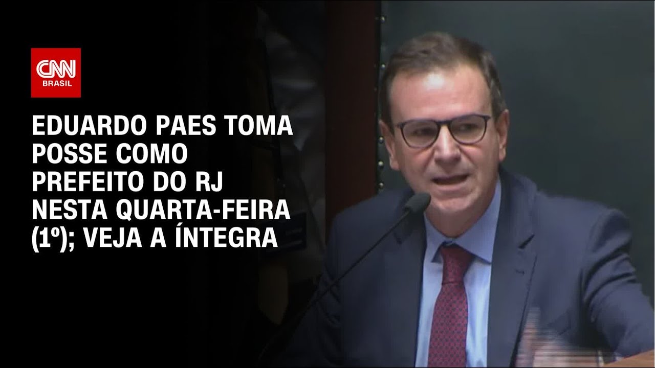 Eduardo Paes toma posse como prefeito do RJ nesta quarta-feira (1º); veja a íntegra | BASTIDORES CNN