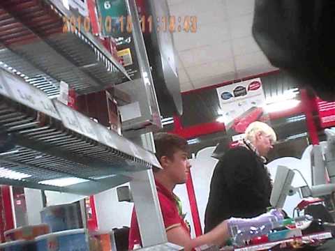 Penny markt köln mitte mit versteckte kamera aufgenommen arschloch an der kasse