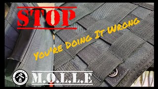 I Was Doing It Wrong | Correct way to utilise MOLLE and Pals Systems