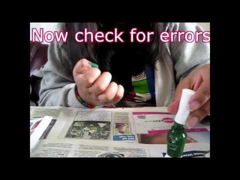 Slanted Hashtag Nails