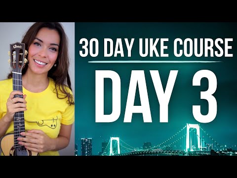 DAY 3 - 30 Day Uke Course - FINGERPICKING Can't Help Falling In Love