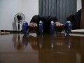 腕立て300回+アブローラー52回 300 Push ups in one set