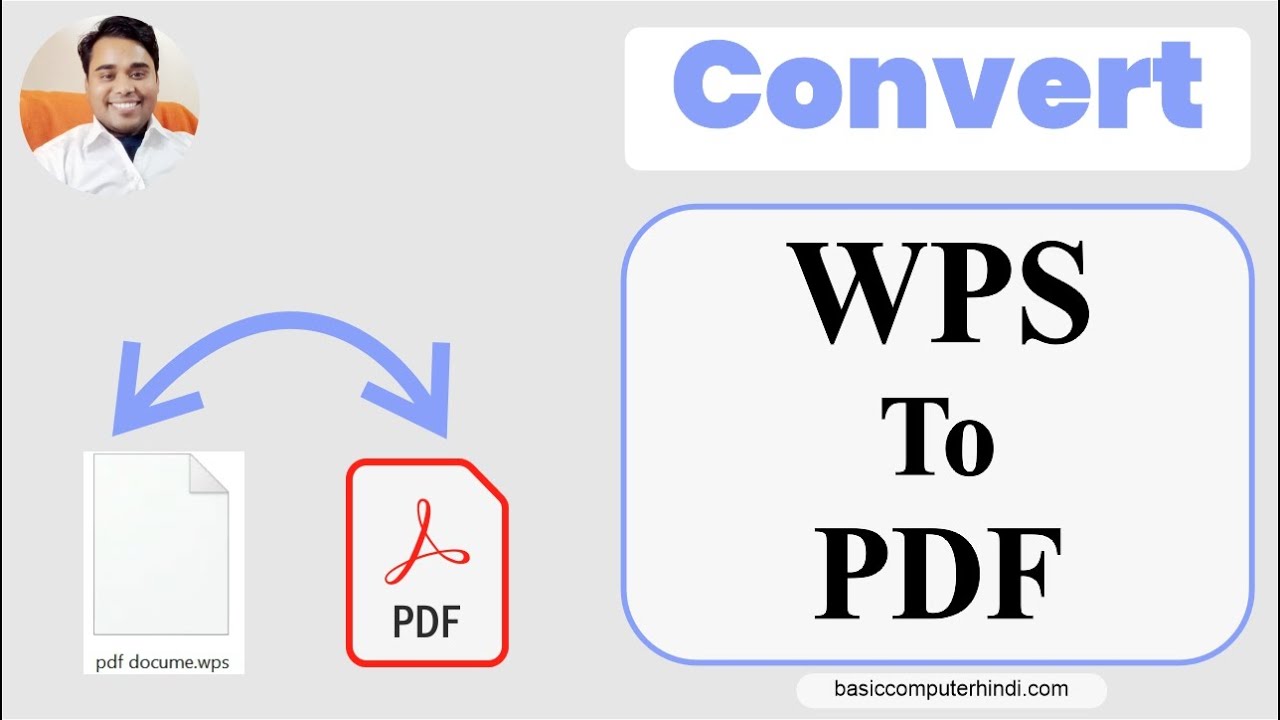 WPS To PDF | Convert WPS File To PDF File Online Free Tool