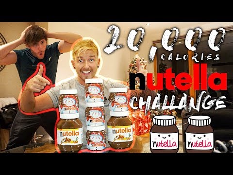 20,000 CALORIE NUTELLA CHALLENGE | BRO v BRO