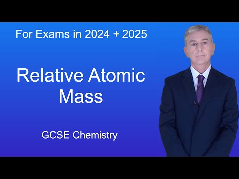 Part of a video titled GCSE Science Revision Chemistry "Relative Atomic Mass" - YouTube