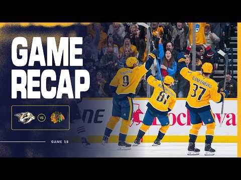 PREDS WIN: Game Highlights vs Chicago Blackhawks: Feb. 26