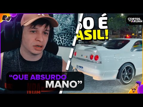 ARUAN REAGE: CARROS MAIS RAROS DO BRASIL 🇧🇷 ACHE UM NISSAN SKYLINE R33 (DUB BRASIL) -Cortes do Aruan