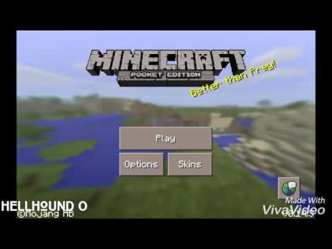 HellHound 0 - First video ever!!! Minecraft PE 0.14.3