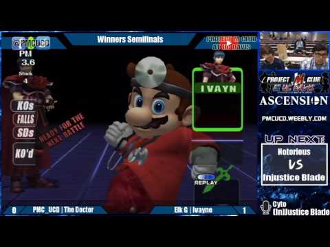 “Ascension 8/27/16” - The Doctor (Mario) v. Ivayne (Wolf/Marth) - Winners Semis