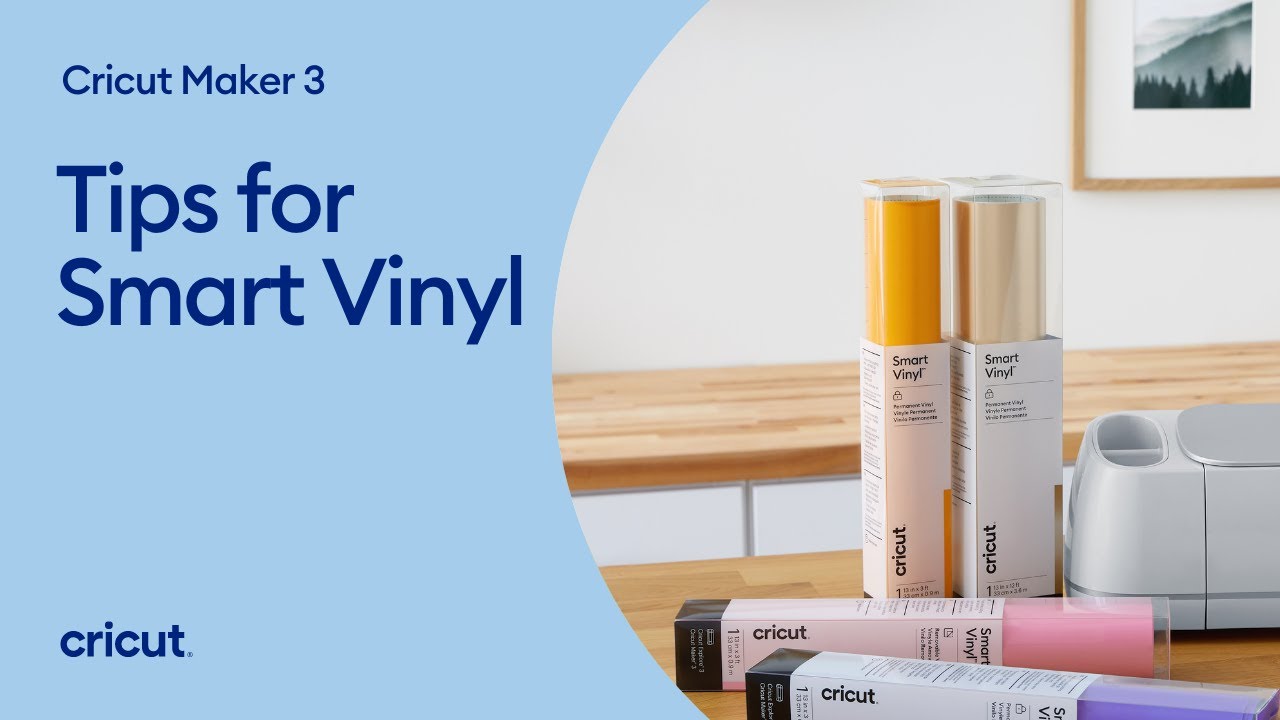 Cricut Film de vinyle Smart Vinyl Brillant, Permanent 33 x 366 cm, Argenté