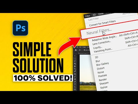 Нейронные фильтры PHOTOSHOP 2024 не работают — Нейронные фильтры Photoshop недоступны — Часть 3