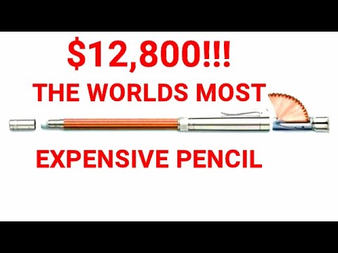 The Perfect Pencil For $12,800, The Worlds Most Expensive Pencil, Did I buy One?